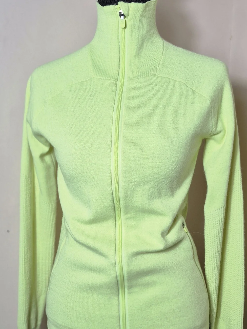 Lululemon Sweat Success Run Knit Jacket Florid Flash / Neon